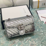 GG Marmont large Sequin Shoulder Bag 443497