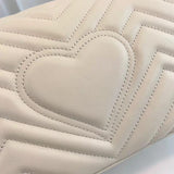 GG Marmont Matelasse Chevron Leather large Shoulder Bag 443497