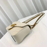 GG Marmont Matelasse Chevron Leather large Shoulder Bag 443497
