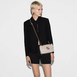 GG Marmont Matelasse Mini Bag 446744 Light Grey