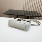 GG Marmont Matelasse Mini Bag 446744 Light Grey