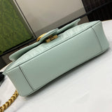 GG Marmont Matelasse Mini Bag 446744 Pale Green