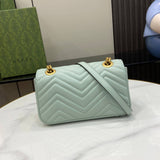 GG Marmont Matelasse Mini Bag 446744 Pale Green