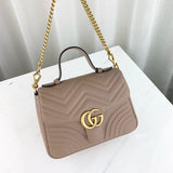 GG Marmont Matelasse Top Handle Bag 498110