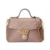 GG Marmont Matelasse Top Handle Bag 498110