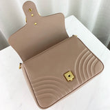 GG Marmont Matelasse Top Handle Bag 498110