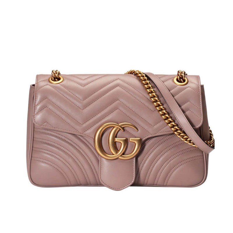 GG GG Marmont Medium Matelass??¨¬| Shoulder Bag 443496