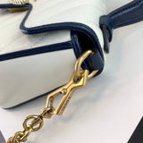 GG Marmont Mini Top Handle Bag 583571 White