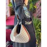 GG Supreme Attache Medium Shoulder Bag 702823 Blue