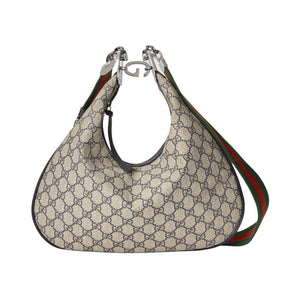 GG GG Supreme Attache Medium Shoulder Bag 702823 Blue