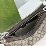 GG Supreme Attache Medium Shoulder Bag 702823 Coffee