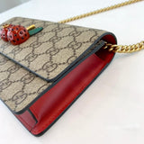 GG Supreme Mini Bag With Cherries MM 481290