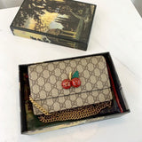 GG Supreme Mini Bag With Cherries MM 481290