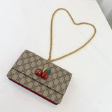GG Supreme Mini Bag With Cherries MM 481290
