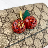 GG Supreme Mini Bag With Cherries PM 481291