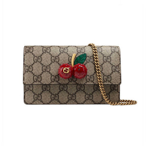 GG GG Supreme Mini Bag With Cherries PM 481291