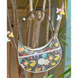 Half-Moon-Shaped Mini Bag with Interlocking G 726843 Animal Print