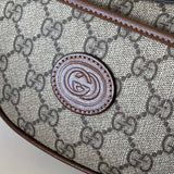 Half-Moon-Shaped Mini Bag with Interlocking G 726843 Brown