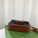 Horsebit 1955 Denim Mini Bag 658574