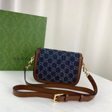 Horsebit 1955 Denim Mini Bag 658574
