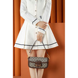 Horsebit 1955 GG Supreme Canvas Should Bag 735178 Brown