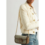Horsebit 1955 GG Supreme Canvas Should Bag 735178 Brown