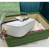 Horsebit 1955 GG Supreme Canvas Should Bag 735178 Oatmeal