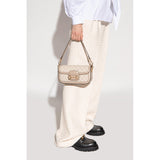 Horsebit 1955 GG Supreme Canvas Should Bag 735178 Oatmeal