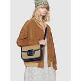 Horsebit 1955 large Bag 602204 in Beige Canvas