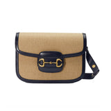 GG Horsebit 1955 large Bag 602204 in Beige Canvas