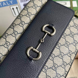 Horsebit 1955 large Bag in Blue 645454