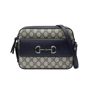 GG Horsebit 1955 large Bag in Blue 645454