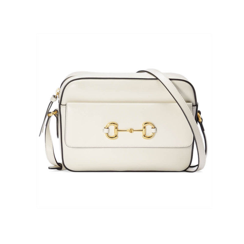 GG Horsebit 1955 large Leather Shoulder Bag 645454