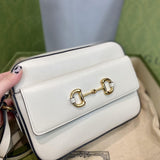 Horsebit 1955 large Leather Shoulder Bag 645454