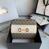 Horsebit 1955 large Shoulder Bag in Canvs 645454