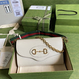 Horsebit 1955 Leather large Bag 677286
