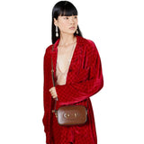 Horsebit 1955 Leather large Shoulder Bag 760196