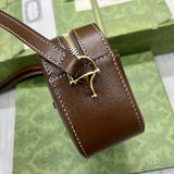 Horsebit 1955 Leather large Shoulder Bag 760196