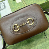 Horsebit 1955 Leather large Shoulder Bag 760196