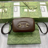 Horsebit 1955 Leather large Shoulder Bag 760196