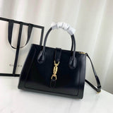 Jackie 1961 Medium Tote Bag in Black Leather 649016