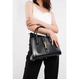 Jackie 1961 Medium Tote Bag in Black Leather 649016