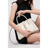 Jackie 1961 Medium Tote Bag in White Leather 649016