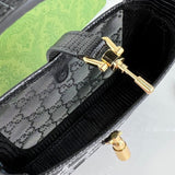 Jackie 1961 Mini Crystal GG Lizard Bag 677027 Black
