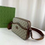 Messenger Bag With Interlocking G 675891