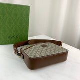 Messenger Bag With Interlocking G 675891