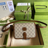 Mini Shoulder Bag with Interlocking G in GG Supreme 671620