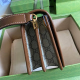 Mini Shoulder Bag with Interlocking G in GG Supreme 671620