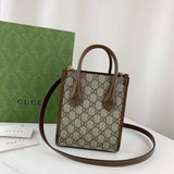 Mini Tote Bag with Interlocking G in GG Supreme 671623