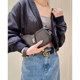 Moon Side Mini Shoulder Bag Smooth Leather 786015